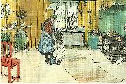 Carl Larsson koket china oil painting artist